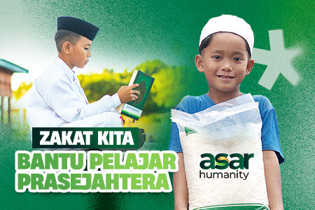 Tunaikan Zakat dan Hadirkan Senyuman Pelajar Pra Sejahtera