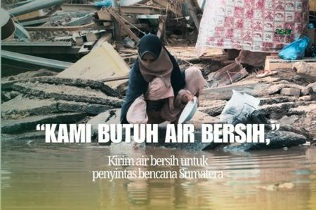 Kirim Air Bersih untuk Penyintas Bencana di Sumatera Utara