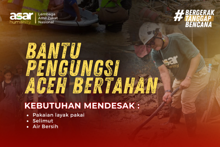 Bantu Pengungsi Banjir Aceh Bertahan
