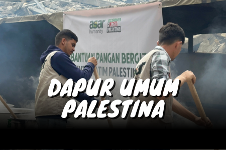 Dukung Dapur Umum Palestina Terus Memasak