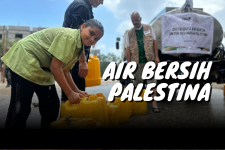 Kirim Air Bersih Untuk Palestina